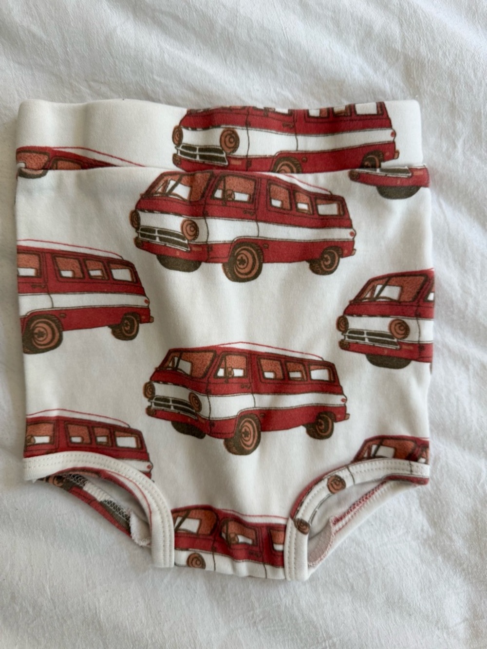 kate quinn Red Camper Van Diaper Cover